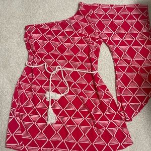 Wish Brand Dress, pink, one sleeveless arm, size Large